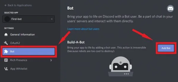 Add Bots to Discord Server