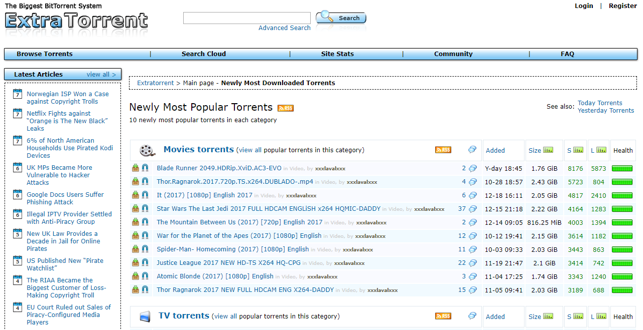 ExtraTorrent