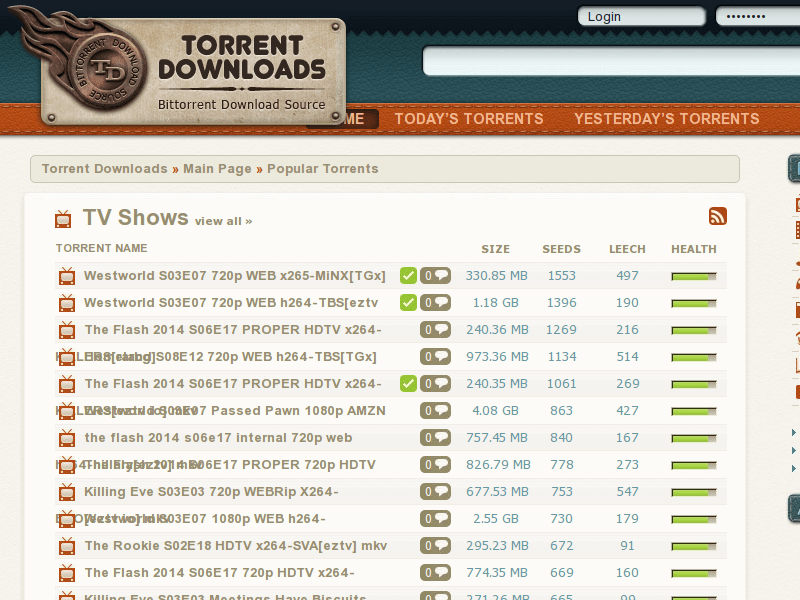 Best Torrent Sites