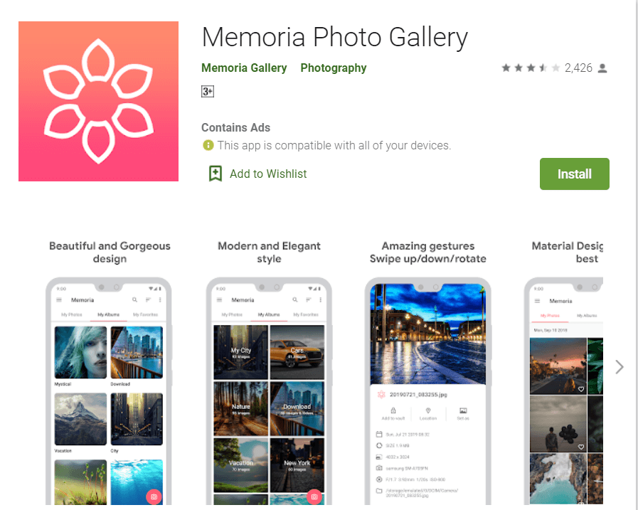 Memoria Photo Gallery