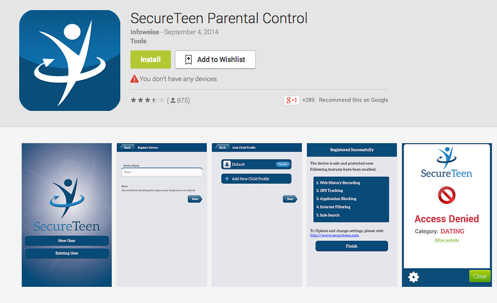 SecureTeen Parental Control