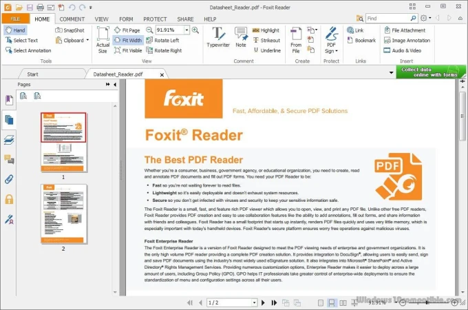 Foxit PDF Reader