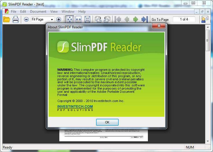 SlimPDF Reader