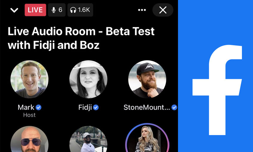 Facebook Live Audio Rooms