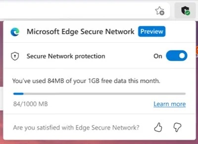 Microsoft Edge Secure Network