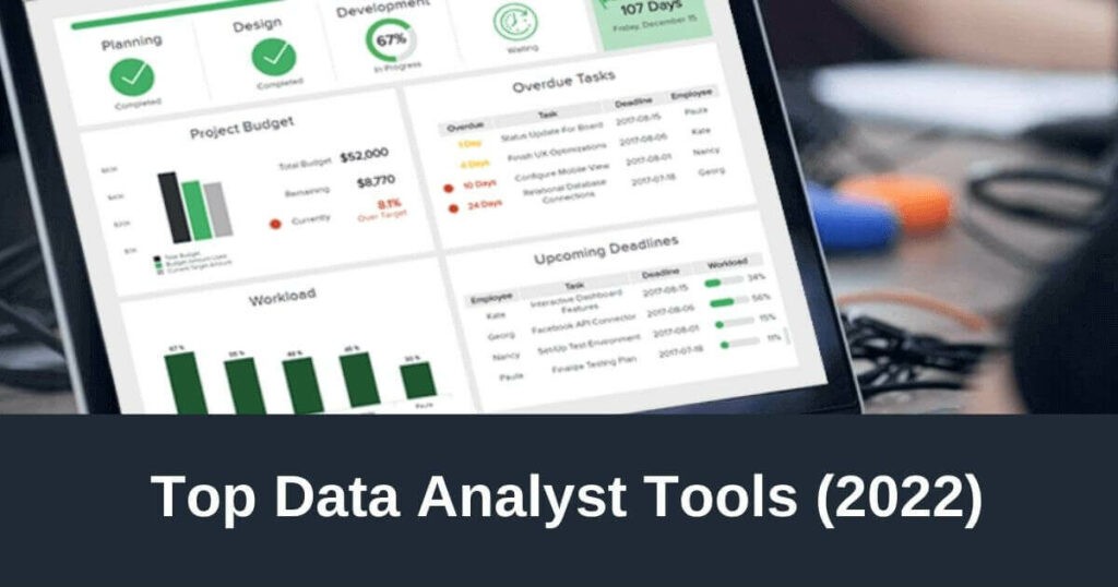 data analyst tools software