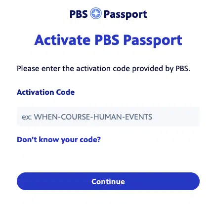 PBS Passport