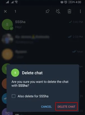 Delete All Messages Telegram