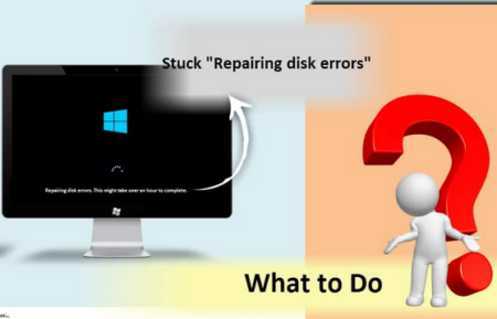 Stuck Repairing Disk Errors