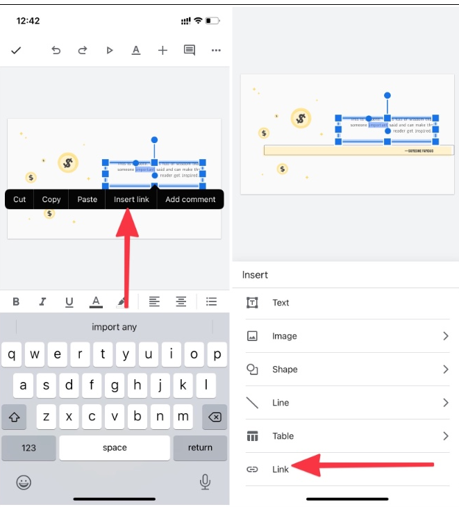 Videos on Google Slides