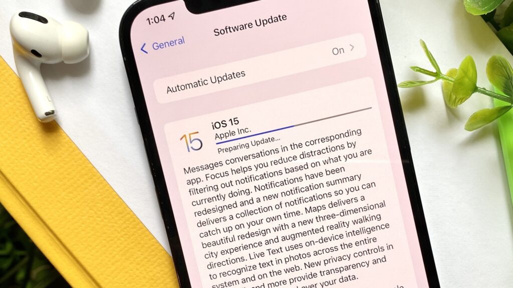 Install iOS 15