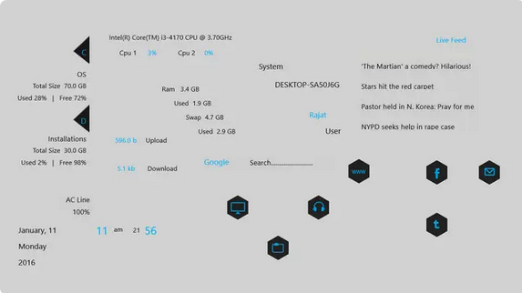 Rainmeter Skins