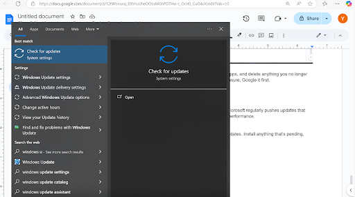 Keep Windows Up to Date